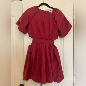 Women’s dress Small dark red
